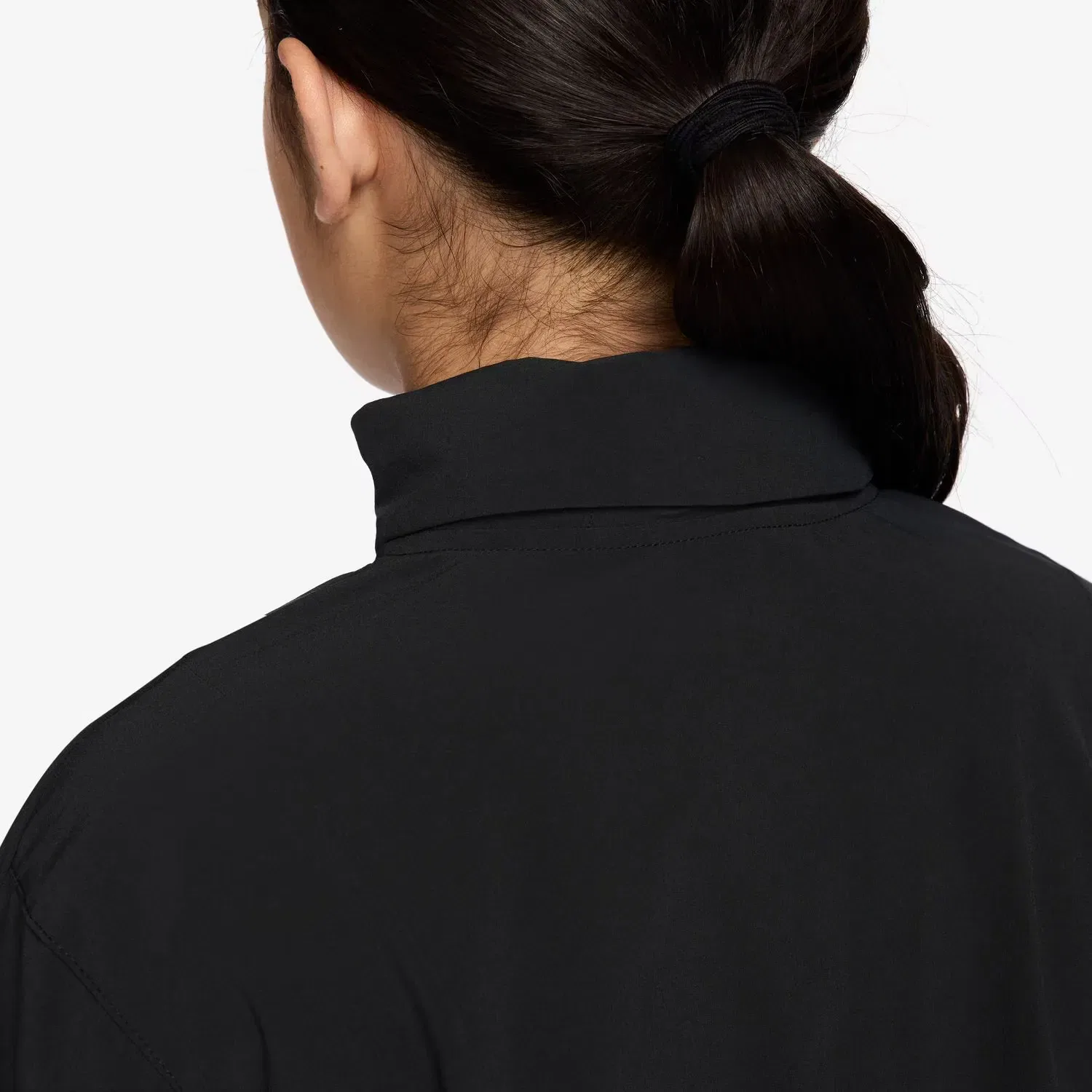Детская куртка для девочек с УФ-защитой Nike MAVN Rpl Uv Run Jkt, Negro — фото 3