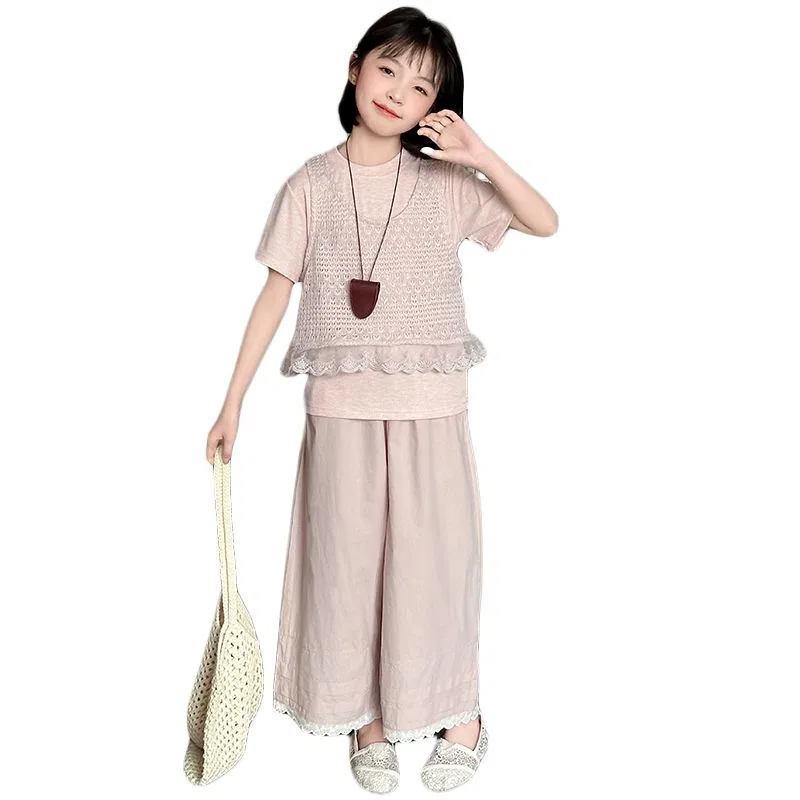 Детский комплект спортивной одежды с жилетом Lanza, Beige — фото 3