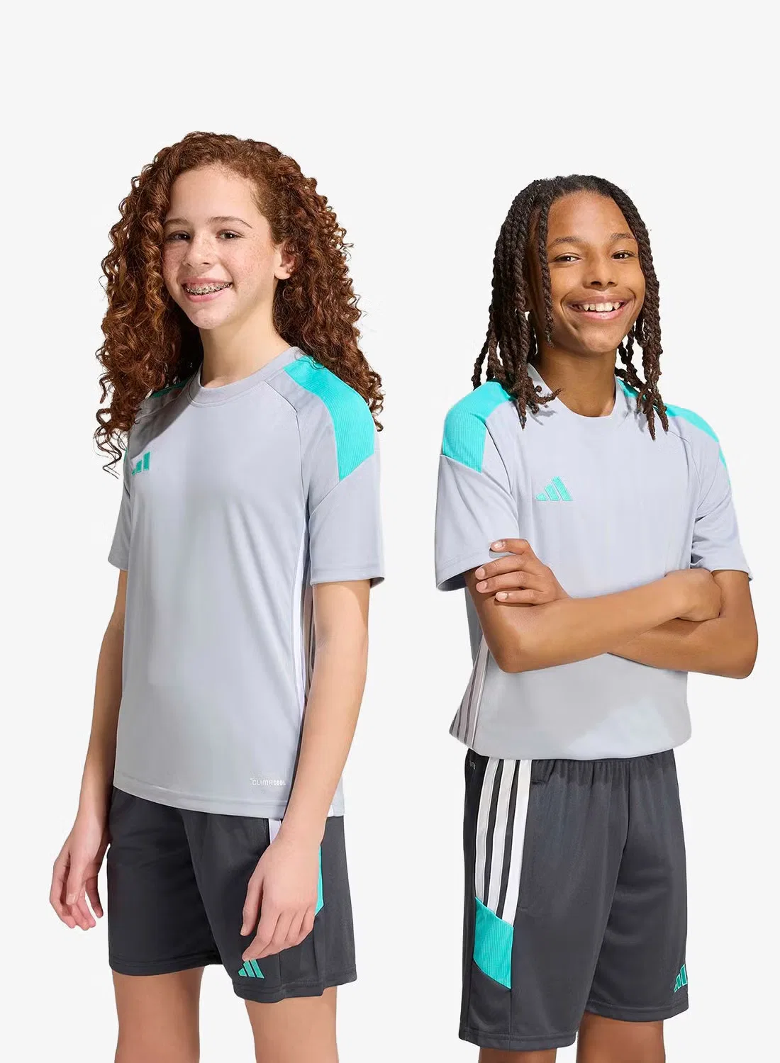 Футболка с принтом Tiro 26 Essentials Adidas, серый — фото 3