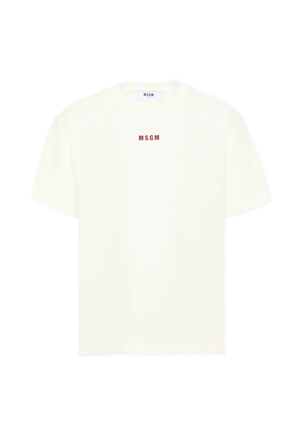 Футболка - футболка с принтом Msgm, Ivory