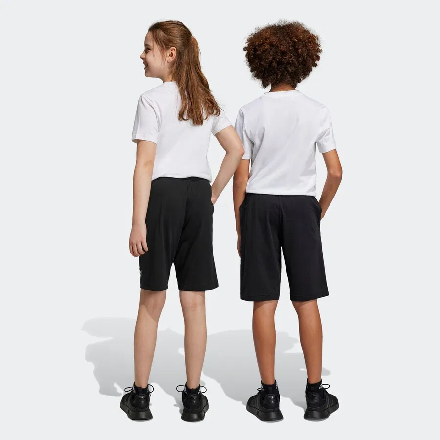 Спортивные брюки ADIDAS SPORTSWEAR Regular Workout Pants 'Essentials' черного цвета — фото 4