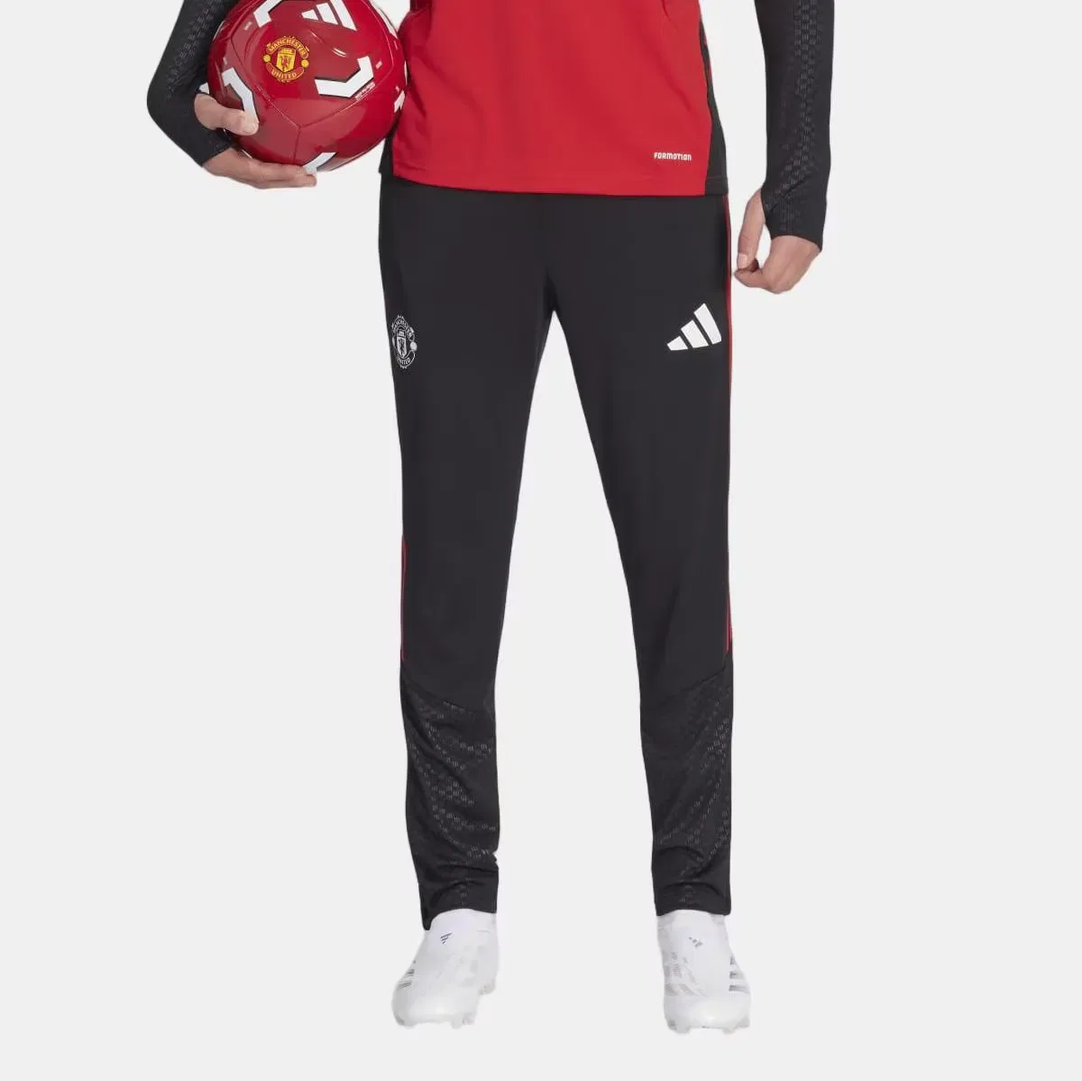 Мужские спортивные штаны с принтом Training Manchester United FC 2026-2027 adidas, Negro