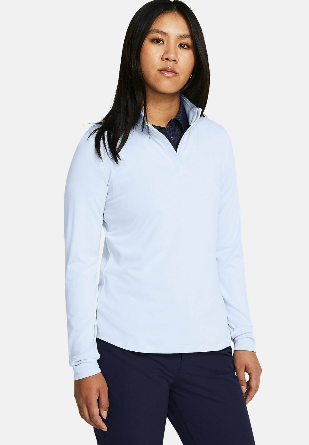 

Рубашка с длинным рукавом WARMUP PLAYOFF 1/4 ZIP Under Armour, светло-голубой
