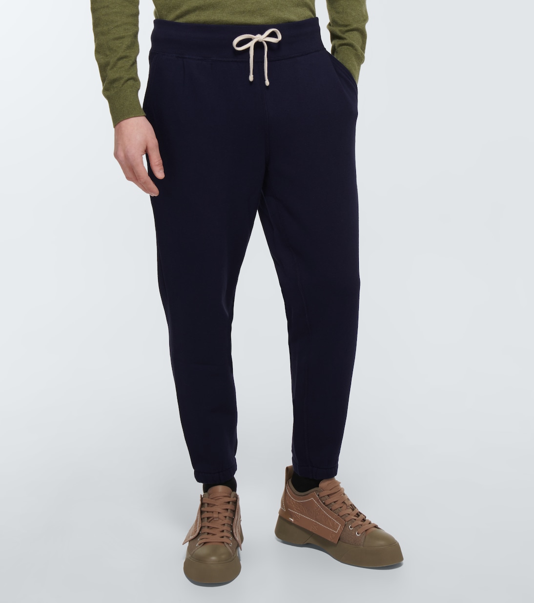 Флисовые спортивные штаны из хлопковой смеси Polo Ralph Lauren — фото 3
