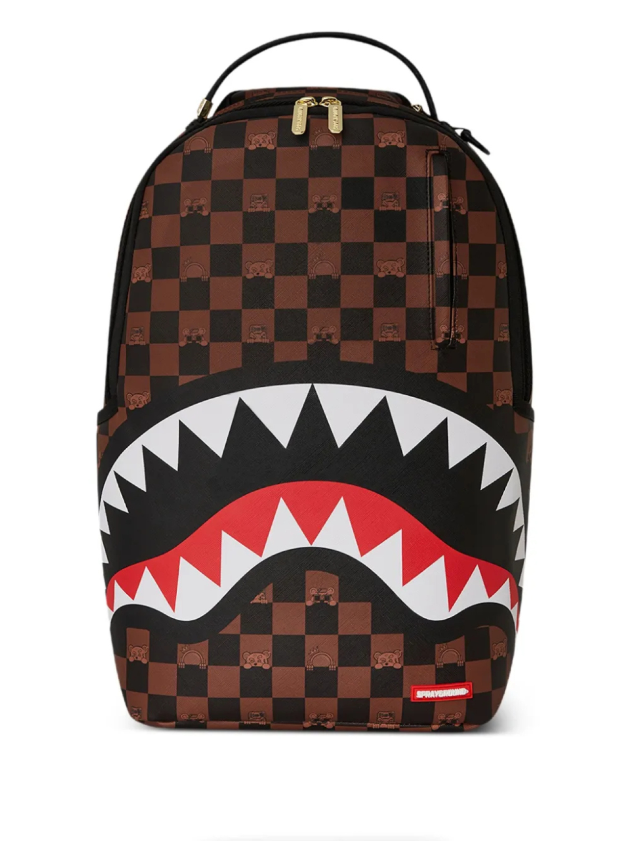 

Sprayground kid рюкзак Peeking Character, коричневый