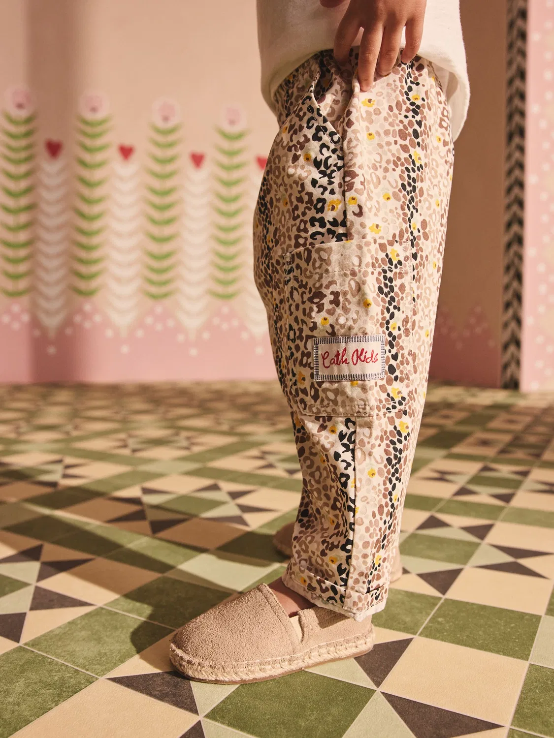 Брюки с леопардовым принтом Cath Kidston Next, коричневый с леопардовым принтом — фото 4