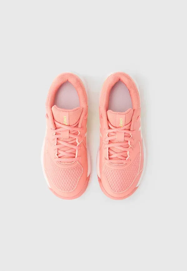 Кроссовки Dedicate 8 унисекс для всех типов поверхностей Asics, белый — фото 4