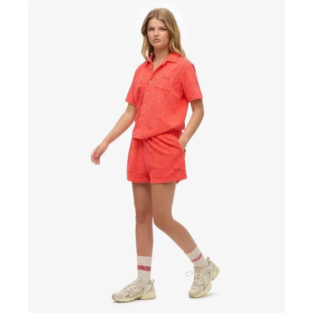 Женские шорты из футера Country Club Superdry, Rosa — фото 4