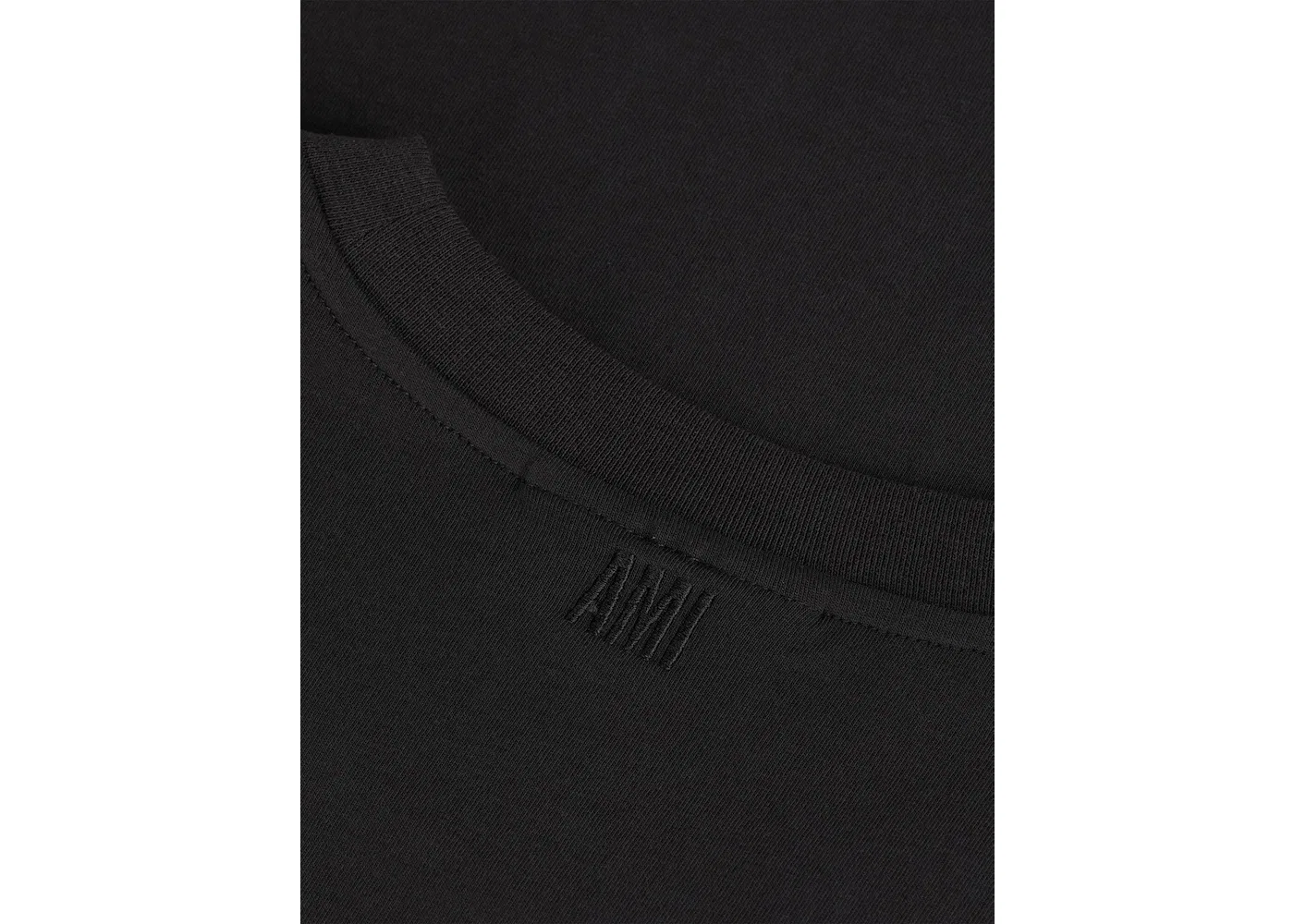 Мужская футболка классическая с принтом Ami De Coeur Ami Paris, Black/Red — фото 2