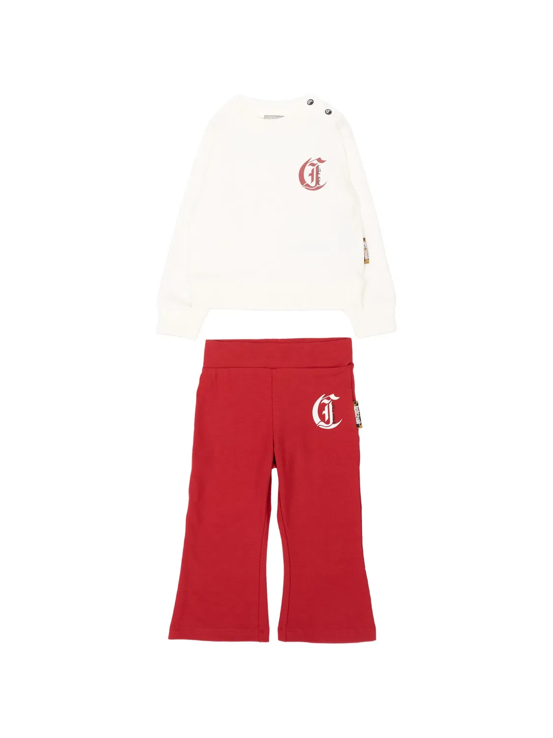 Спортивный костюм с логотипом Just Cavalli Kids, белый