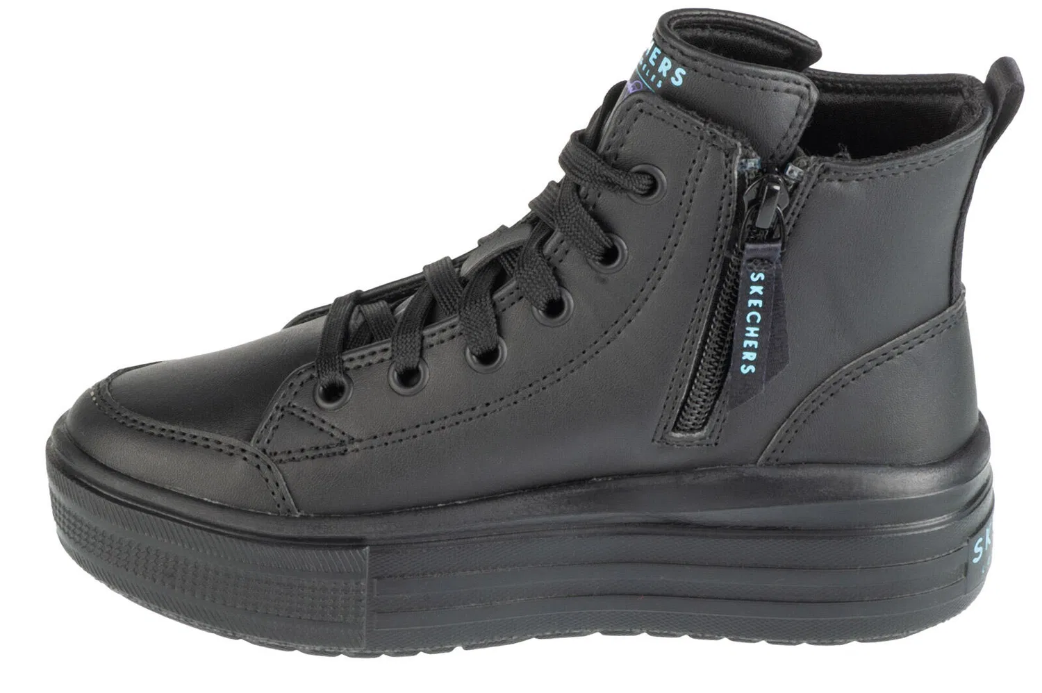 Детские кроссовки с усиленной подошвой Hyperlift Love Daz Skechers, Schwarz — фото 2