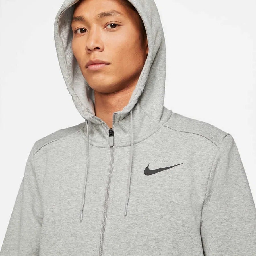 Мужской худи с капюшоном и полной застежкой-молнией Nike M Nk Df Hdıe Fz Fl, Серый — фото 3