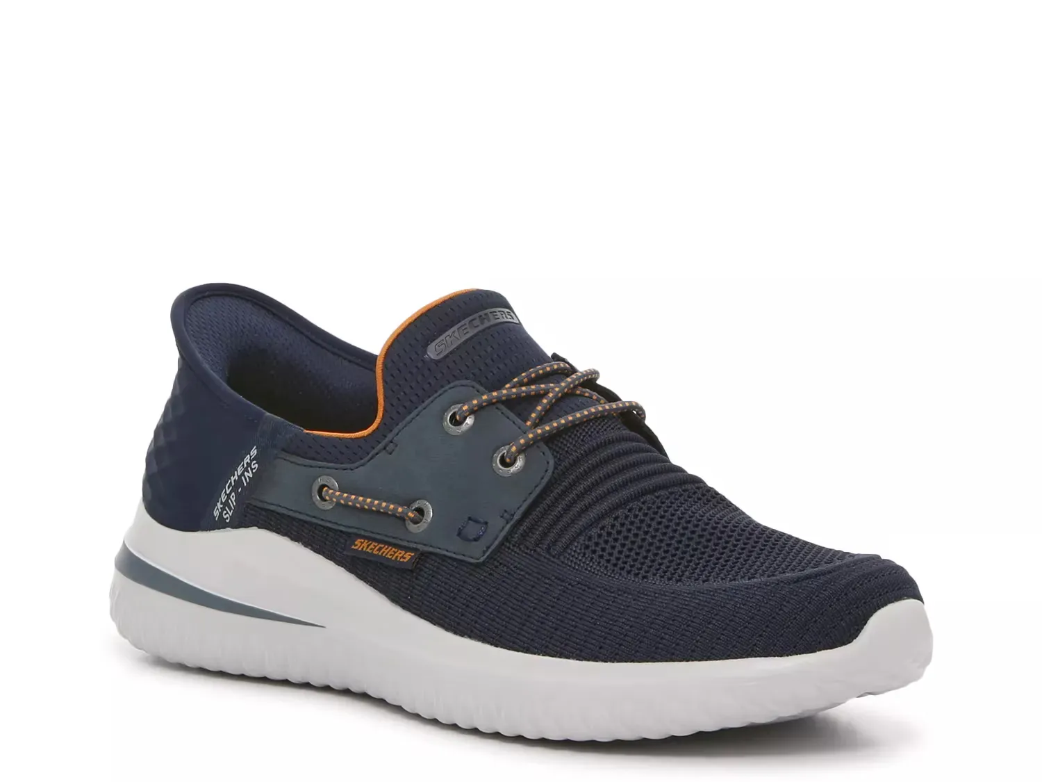 

Hands Free Slip-Ins: Roth Slip-On Кроссовки - мужские Skechers, Navy