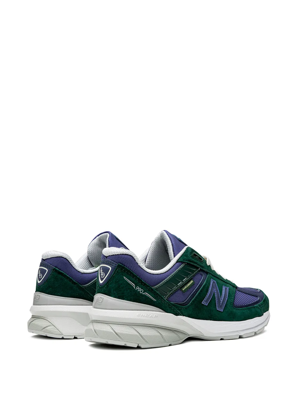 Кроссовки 990 v5 из коллаборации Aimé Leon Dore NEW BALANCE, зеленый — фото 3