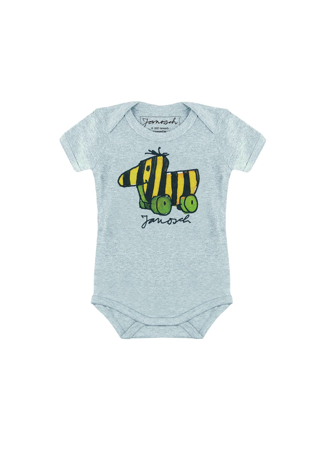 

Детское боди Янош - Tiger Duck LOGOSHIRT, цвет Grey-melange