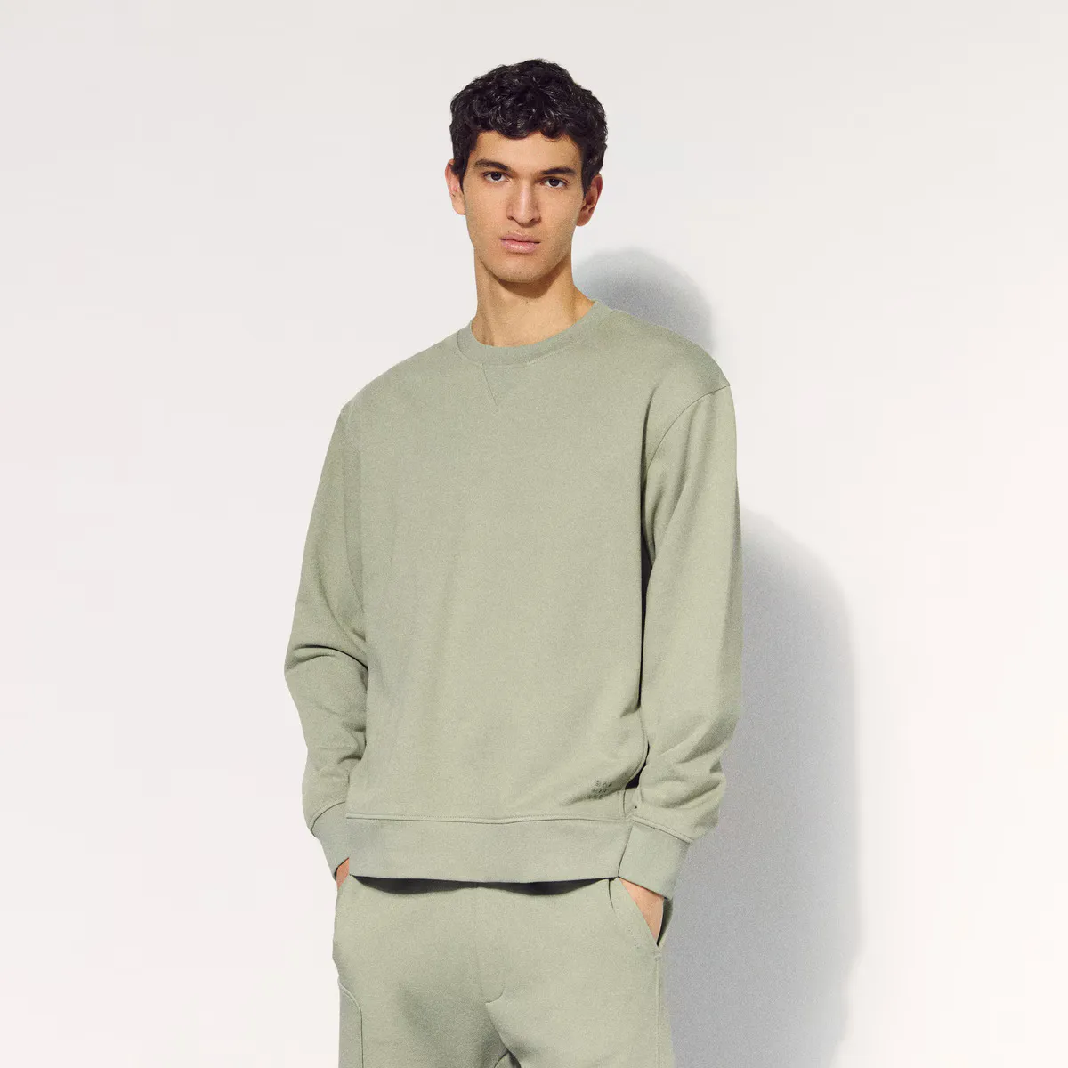 

Sportcasual мужская толстовка с вырезом Boomerang, зеленый