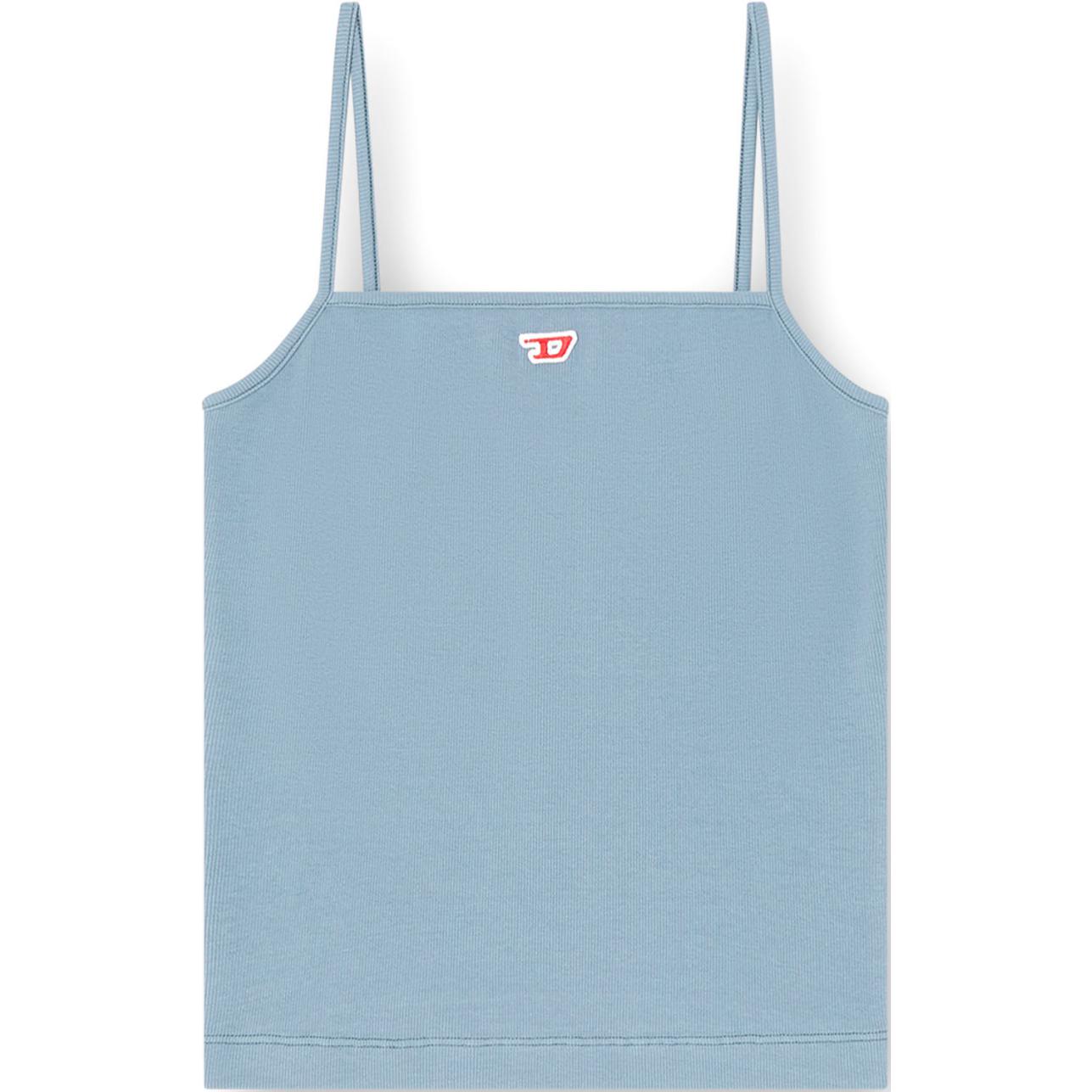 

Футболка-майка с вышивкой T Hop D Logo DIESEL, светло-голубой