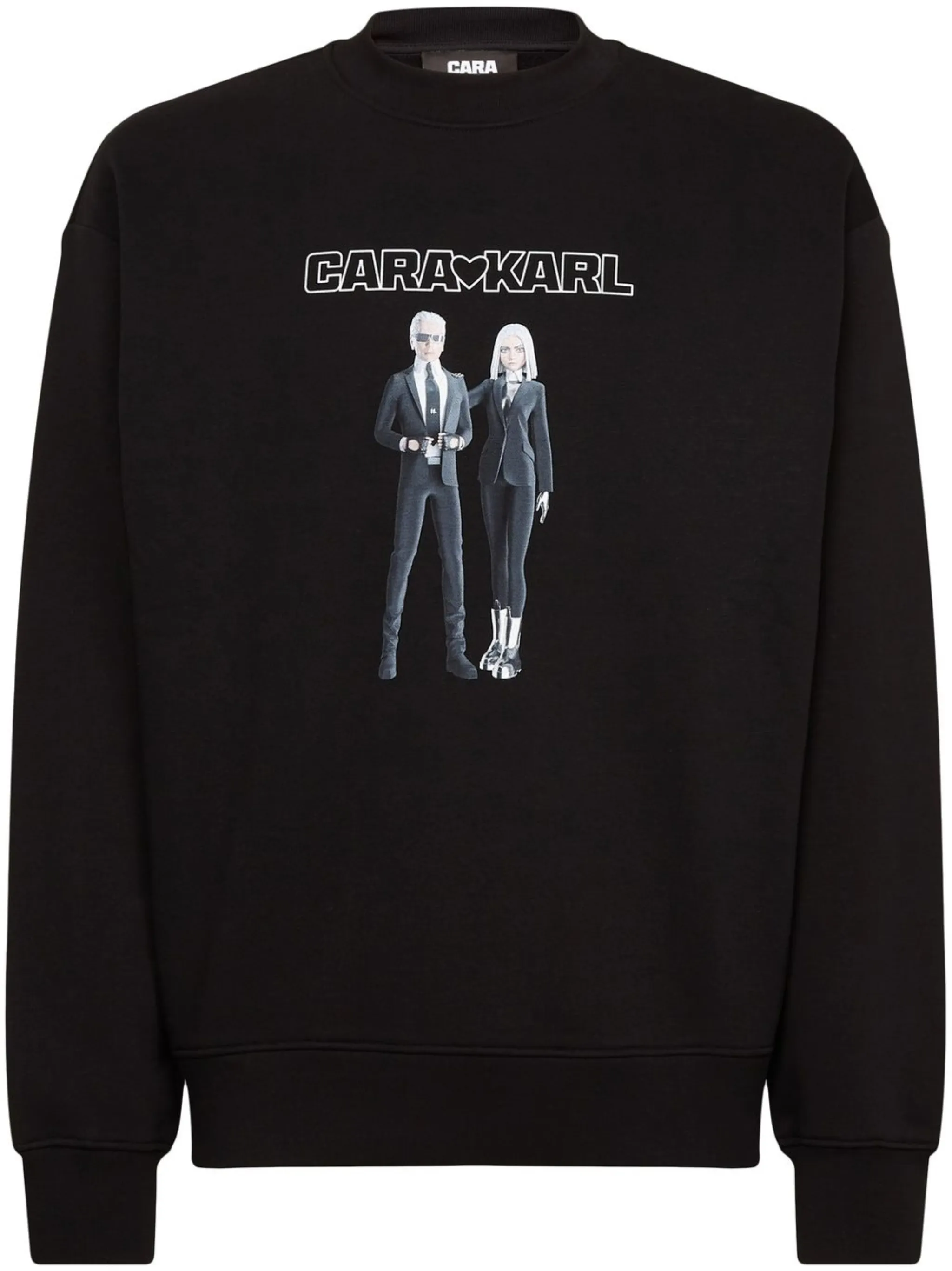 

Толстовка Avatar из коллаборации с Cara Delevingne Karl Lagerfeld, черный