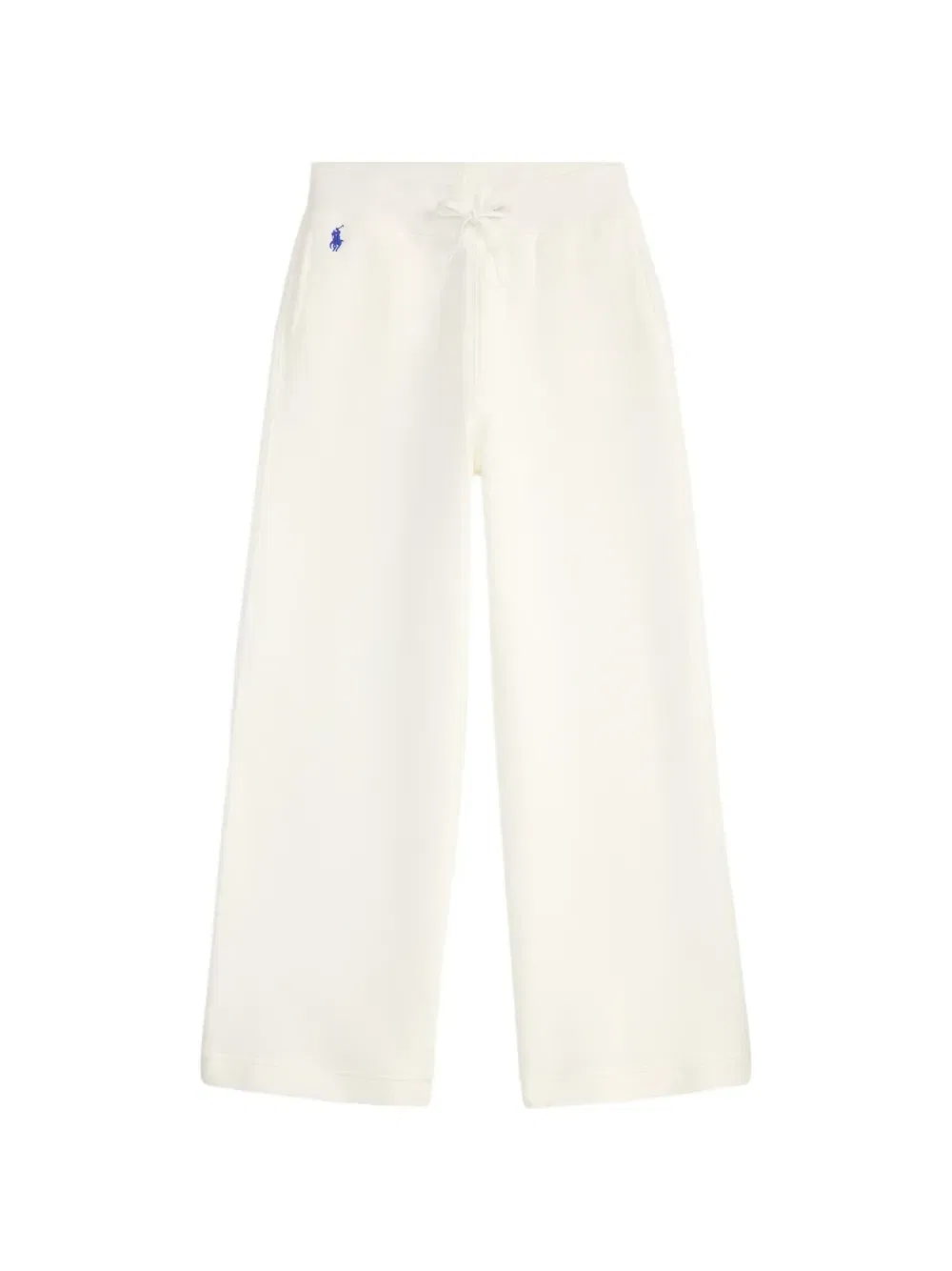 Широкие брюки с вышивкой Polo Ralph Lauren Kids, бежевый