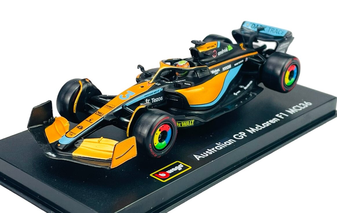 

BBURAGO McLAREN FORMULA 1 TEAM MCL36 #3 ДЭНИЭЛЬ РИККАРДО ИЗ КАБЛОТА�� 38064 1:43