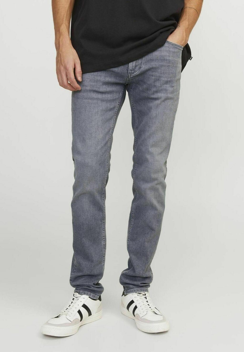 

Джинсы узкого кроя Jack & Jones, цвет grey denim