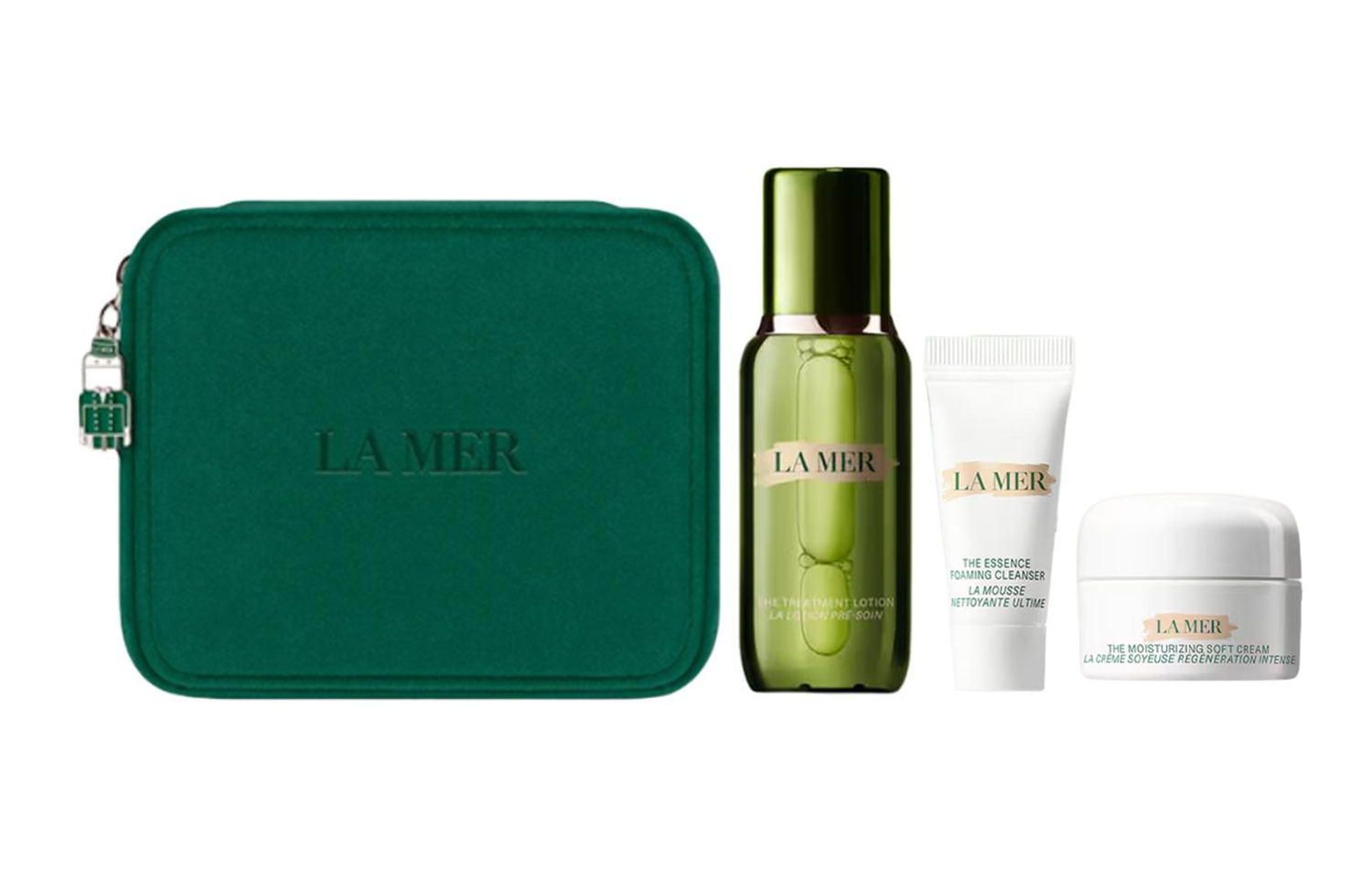 

Набор для ухода за кожей Hailanzhimi из четырех средств: восстанавливающая сыворотка, эссенция, тоник для увлажнения LA MER