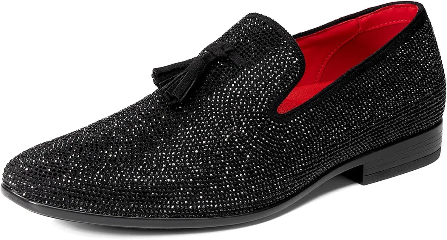 Лоферы с кисточкой Bruno Marc, Black