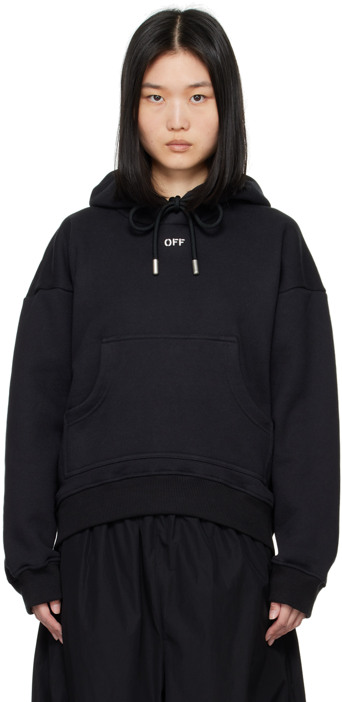 

Толстовка с капюшоном Black Off Stamp Round Off-White