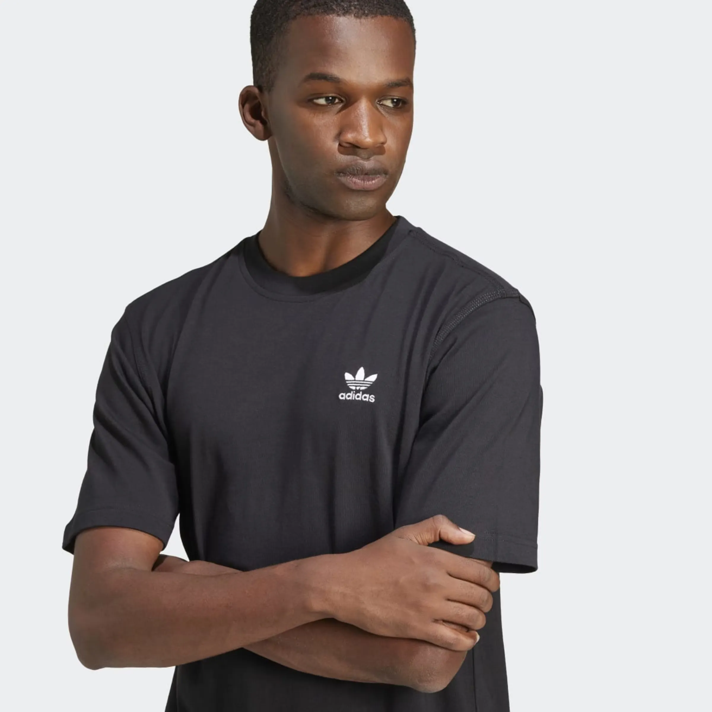 Футболка мужская Trefoil Essentials adidas Originals, черный — фото 4