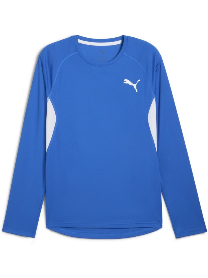 

Футболка Cross The Line Longsleeve Tee 3.0 синего цвета Puma, Синий, Футболка Cross The Line Longsleeve Tee 3.0 синего цвета Puma