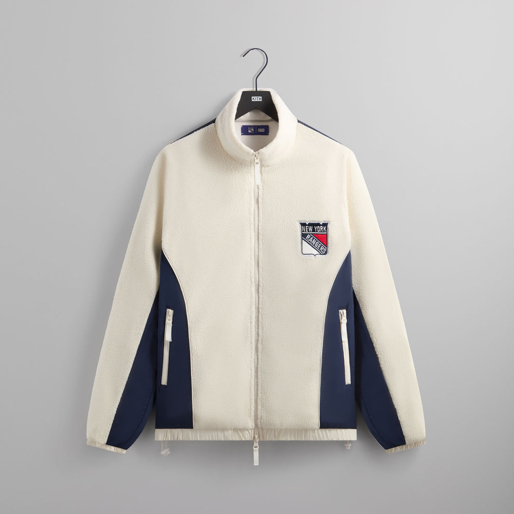 

Куртка Kith for the New York Rangers Polar Fleece Full Zip, цвет Sandrift