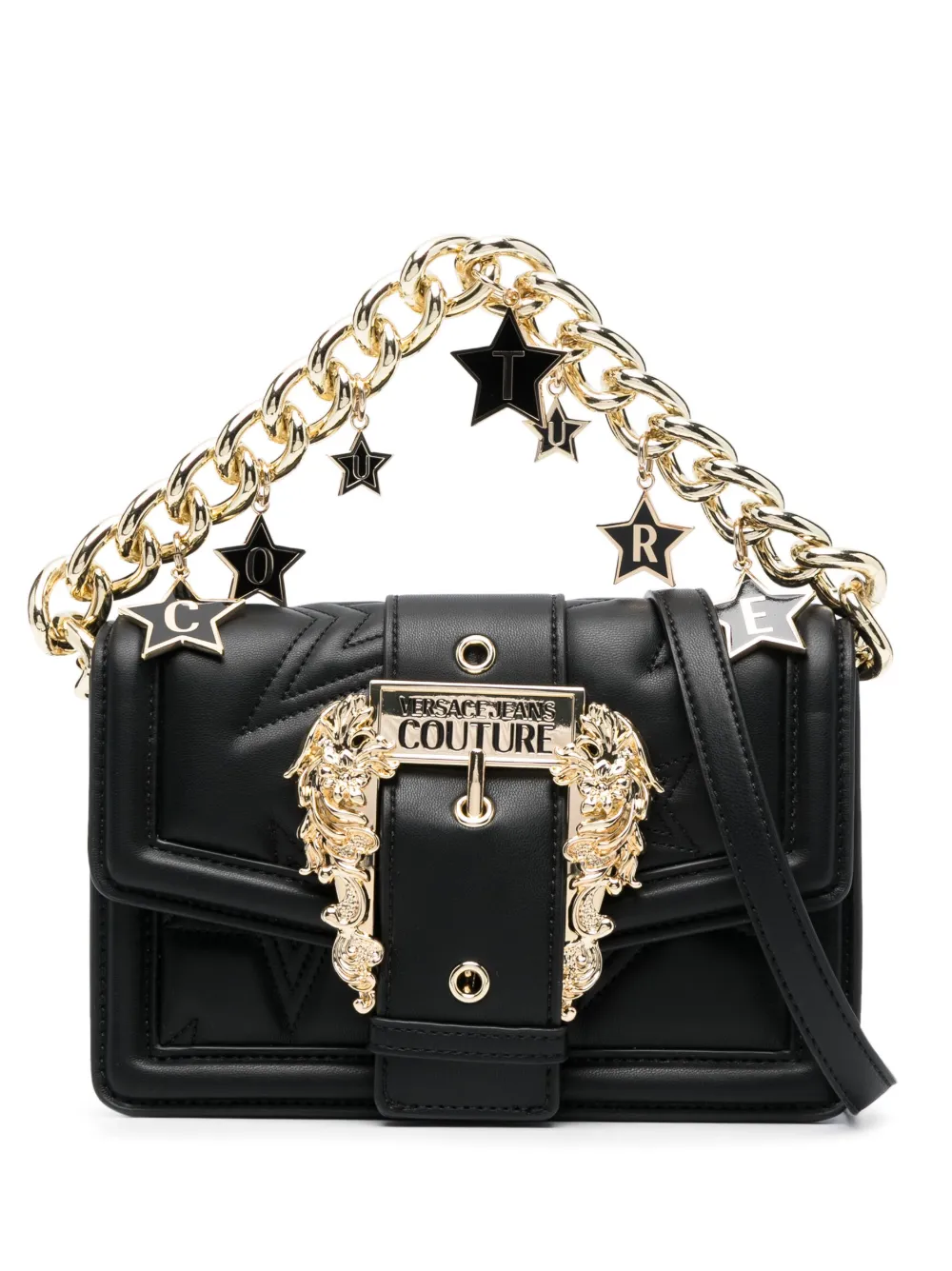 

Сумка-тоут из искусственной кожи Versace Jeans Couture, черный