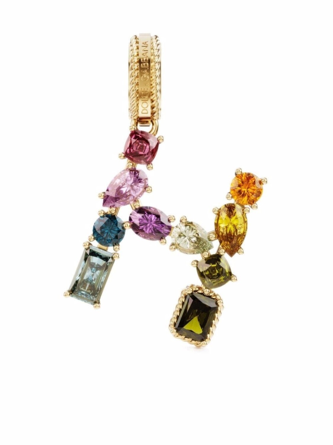 

Подвеска Rainbow Alphabet H из желтого золота Dolce & Gabbana, золотой