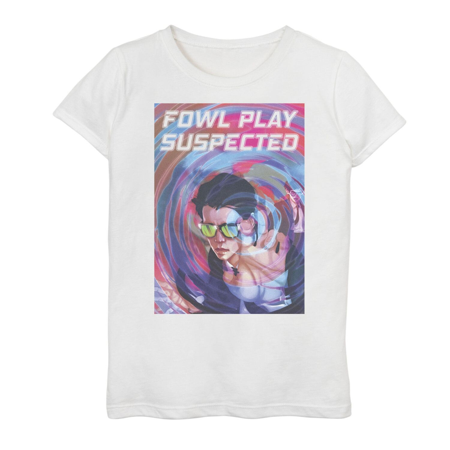 

Футболка с рисунком ряби и плакатом Disney's Artemis Fowl для девочек 7–16 лет Disney