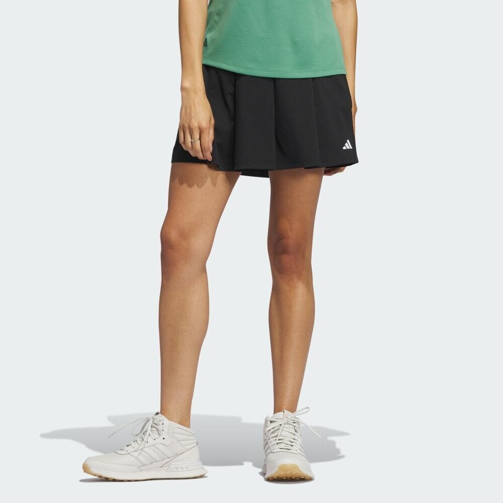 

Юбка Adidas ULT365 Twist knit wide pleated skirt, черный