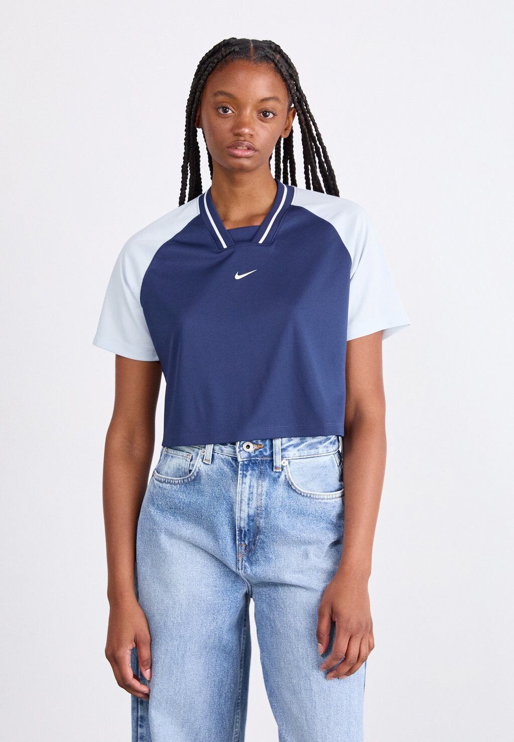 

Футболка с принтом Nike, темно-синий