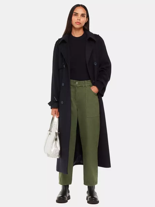 

Брюки Whistles Tessa Casual, хаки