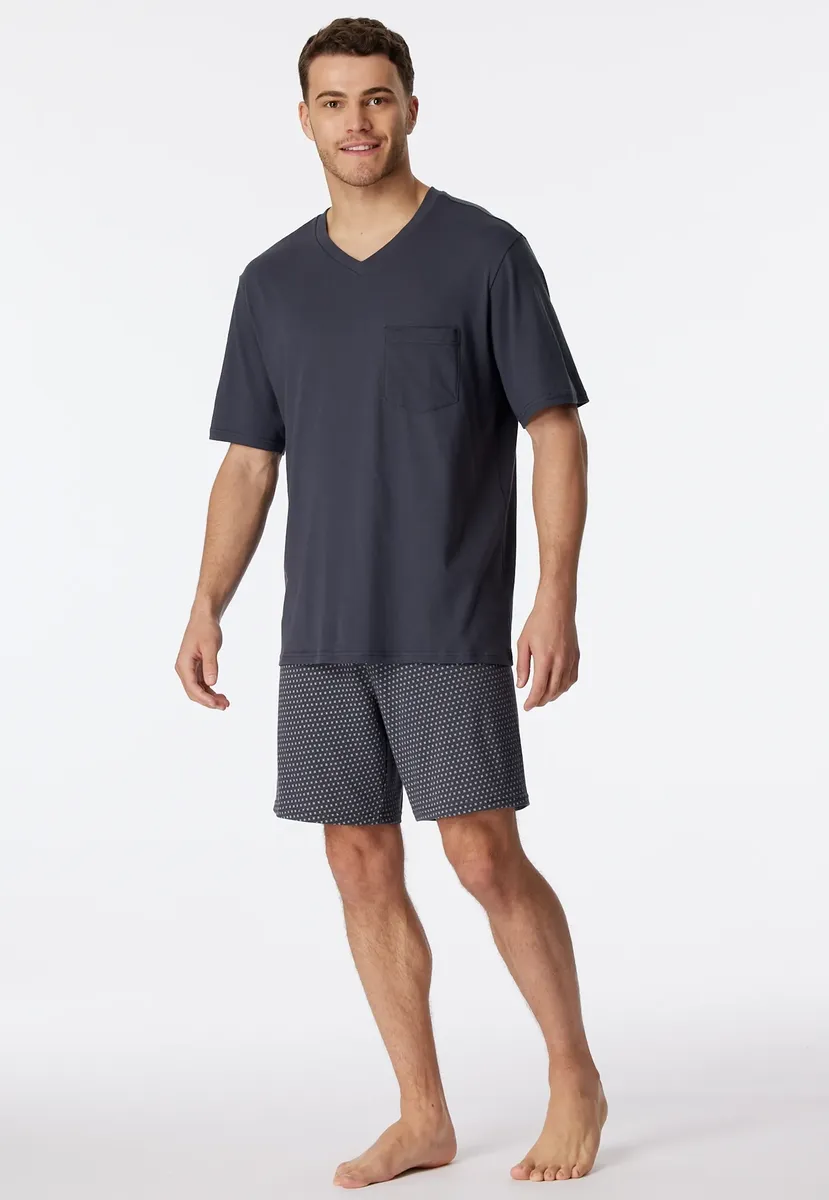 

Schiesser Shorty "Comfort Essentials" (2 шт.), с накладным нагрудным карманом, цвет Kohle