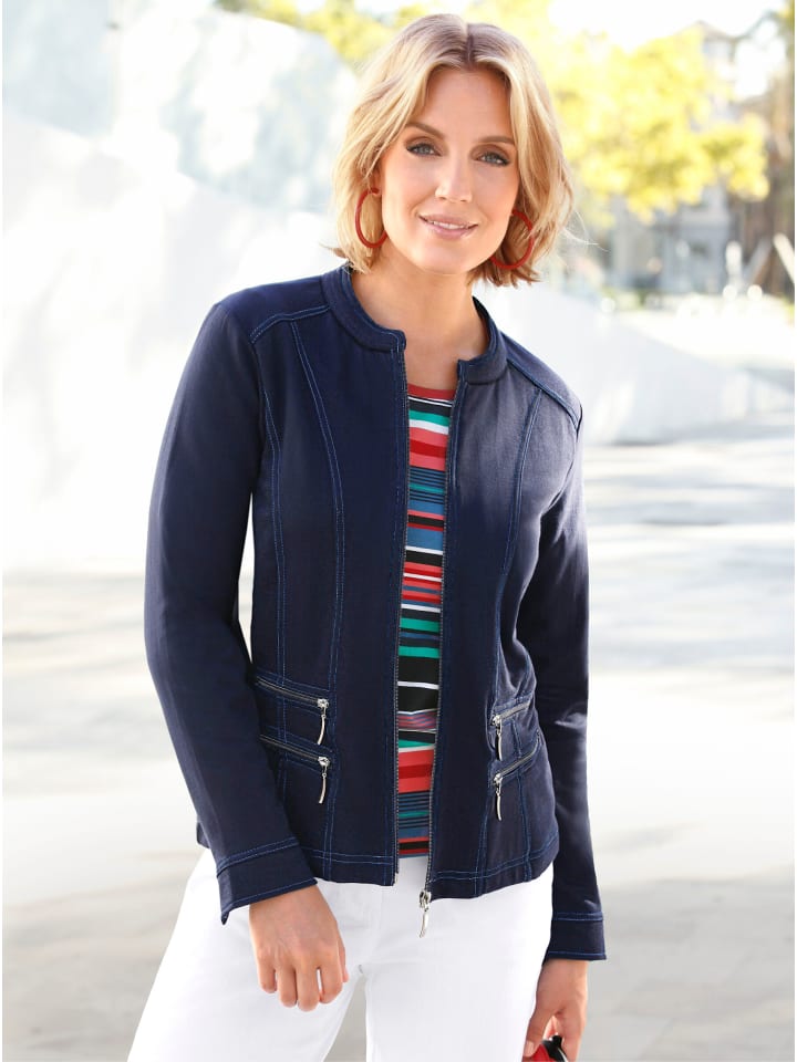 

Пиджак-рубашка темно-синего цвета WITT WEIDEN