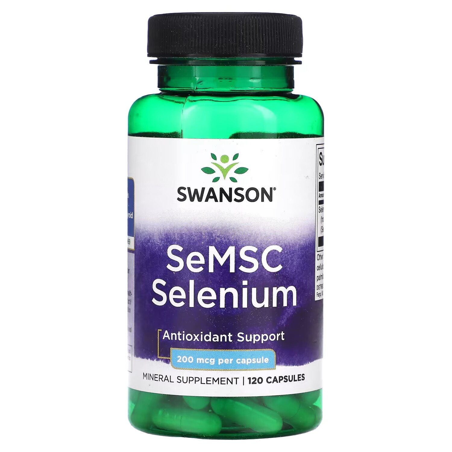

Селен Swanson SeMSC с селеном, 120 капсул