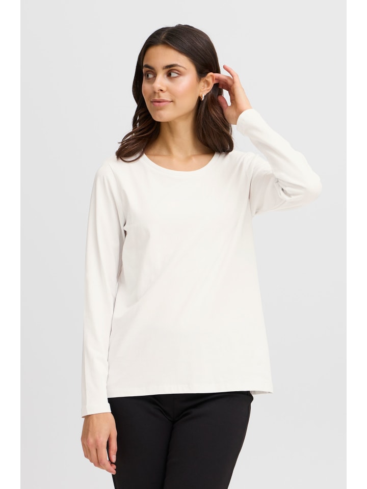 

Лонгслив Fransa Longsleeve, белый
