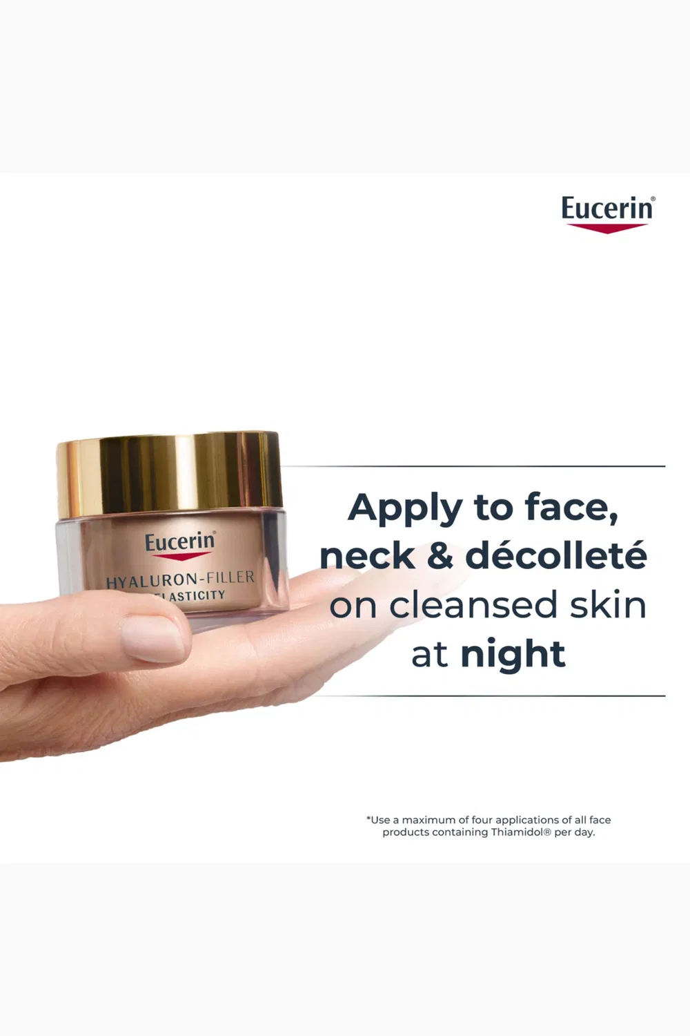 Ночной крем с гиалуроновой кислотой и эластином Eucerin — фото 2