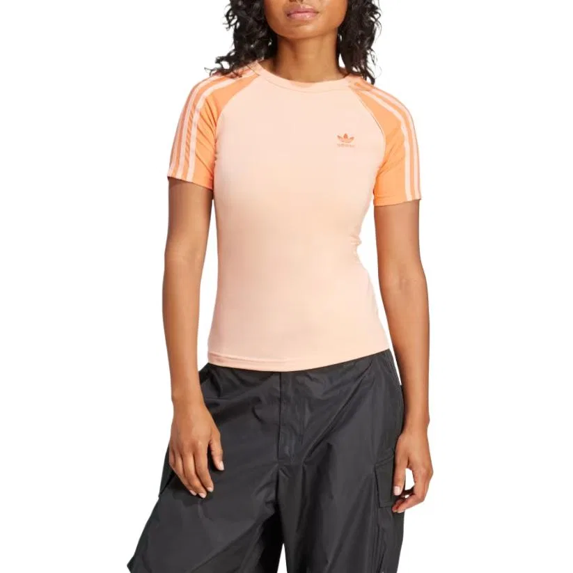 Женская футболка с длинным рукавом Adidas Originals, Pink — фото 3