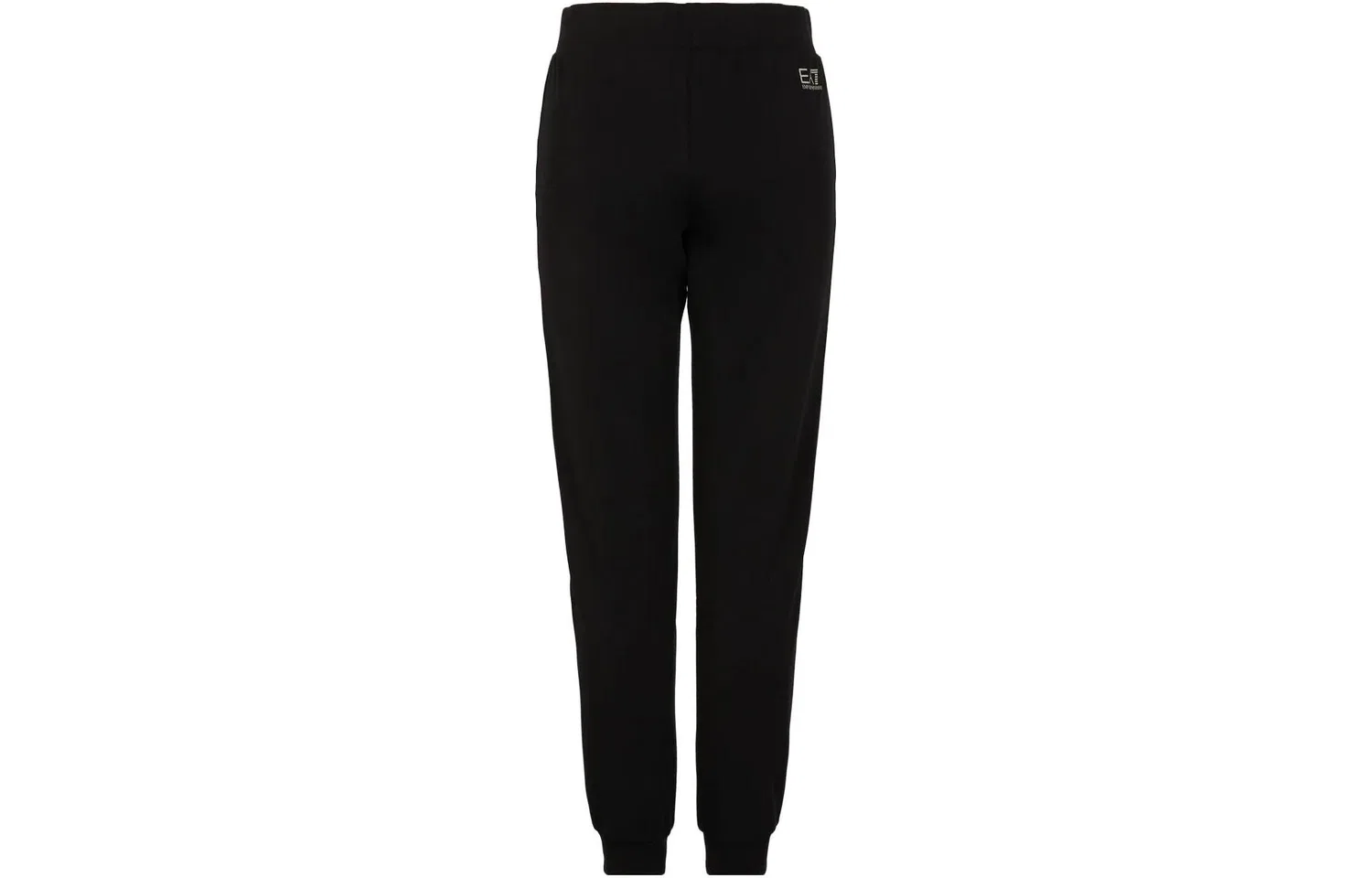 Женские трикотажные спортивные брюки с манжетами EA7 Knitted Sweatpants, EMPORIO ARMANI, White — фото 4
