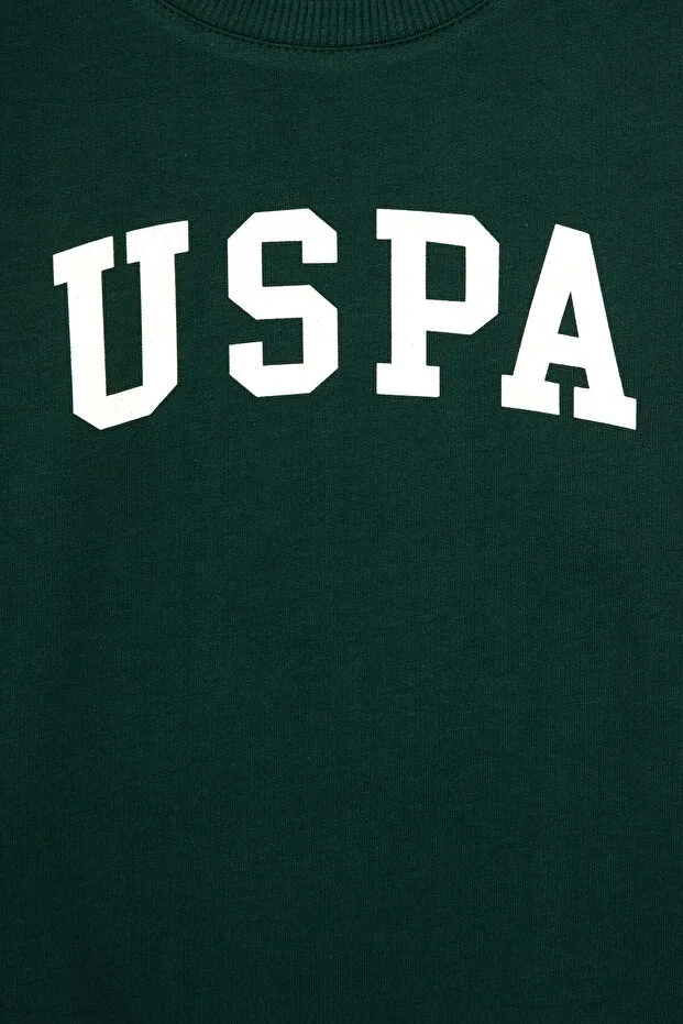 Детские свитшот для мальчиков с длинным рукавом U.S. Polo Assn., Dark Green — фото 3