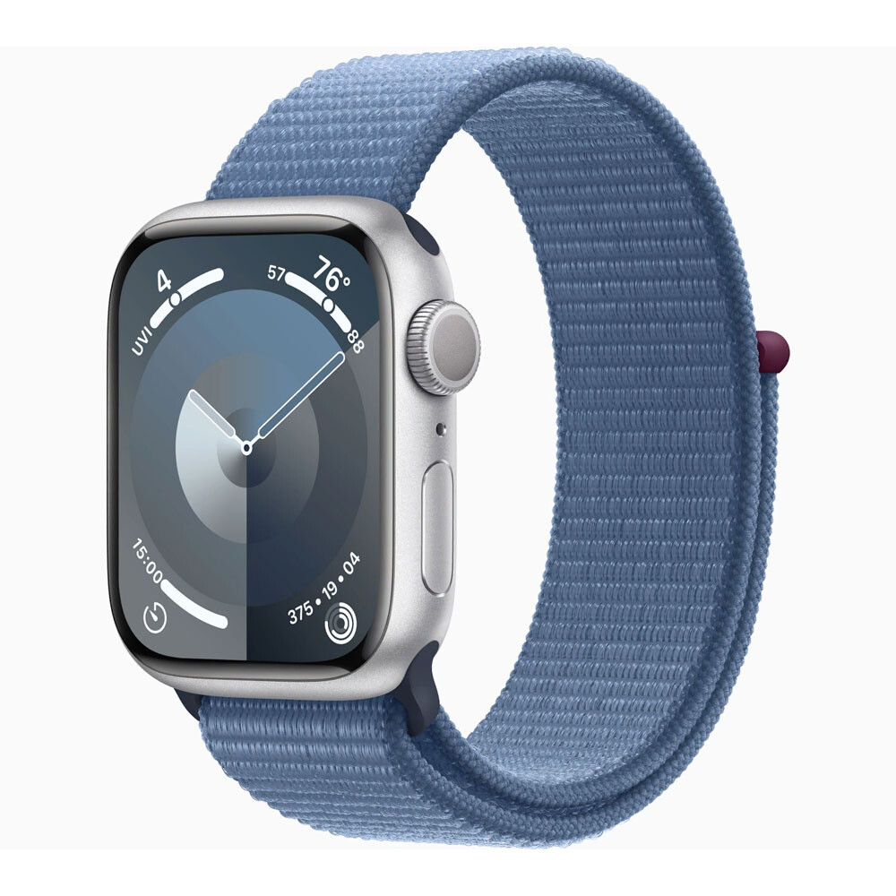 

Умные часы Apple Watch Series 9 (GPS), 41мм, Silver Aluminum Case/Winter Blue Sport Loop - Onesize, Серебристый, Умные часы Apple Watch Series 9 (GPS), 41мм, Silver Aluminum Case/Winter Blue Sport Loop - Onesize