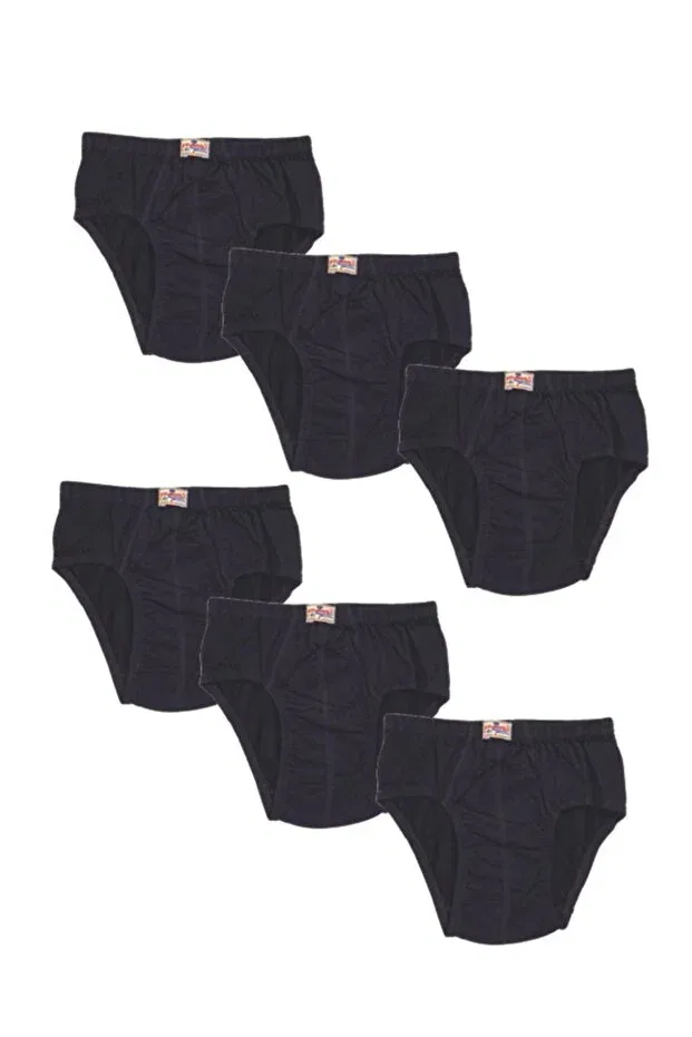 Детские трусы для мальчиков хлопковые 6 шт Combed Cotton Panties Ceylanoğlu, Black