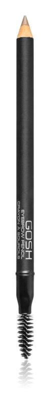 

Карандаш для бровей с кисточкой Gosh Eyebrow, оттенок 03 гrey Brown 1.2 г