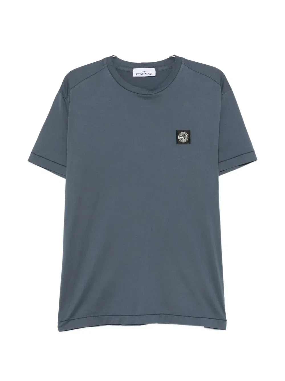 Футболка с нашивкой-логотипом Stone Island, синий