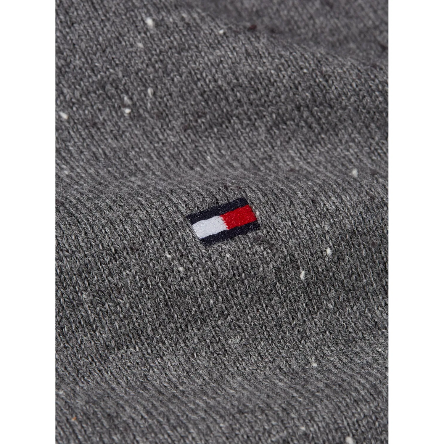 Мужской пуловер с поло-воротником из кашемира Tommy Hilfiger, Medium Grey Heather — фото 3